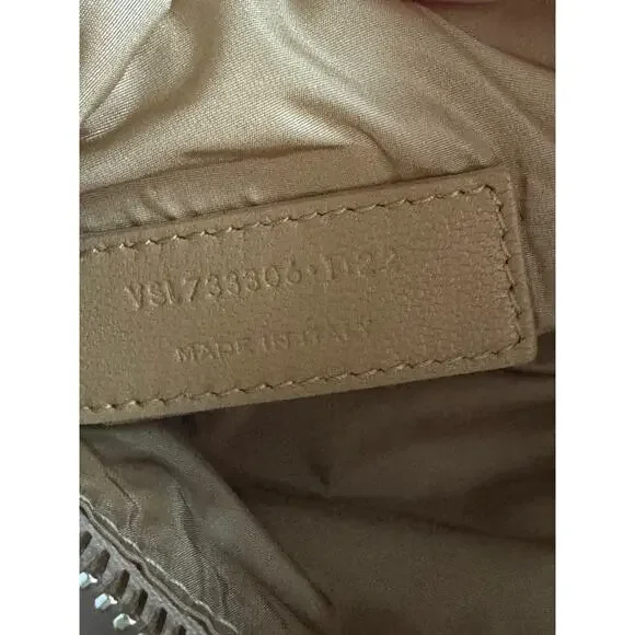 YSL Saint Laurent Women’s Le 5 À 7 Nylon Shoulder Bag Crossbody Made In Italy - Picture 10 of 16